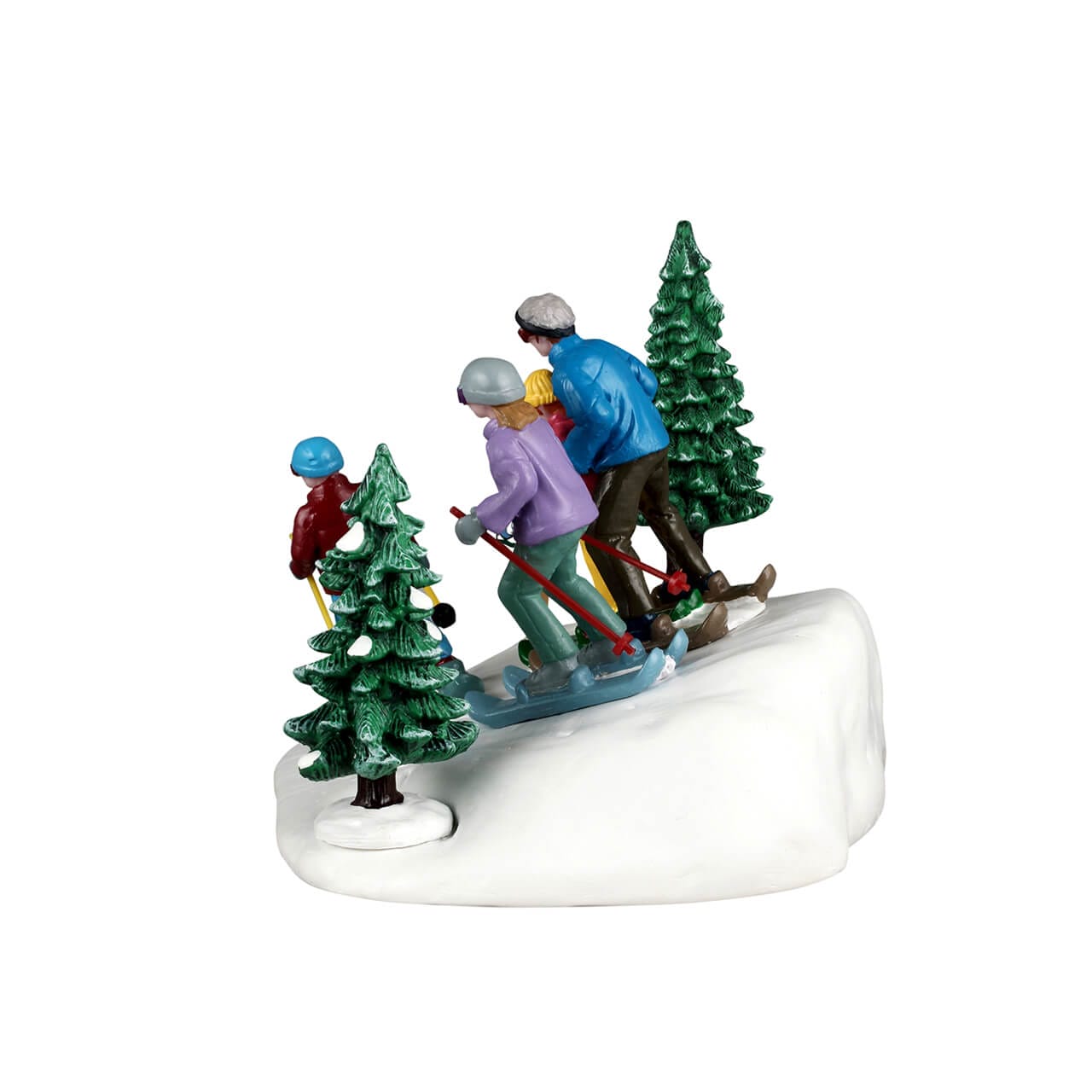 lemax-family-ski-day-figurine-famille-au-ski-vail-village image 3