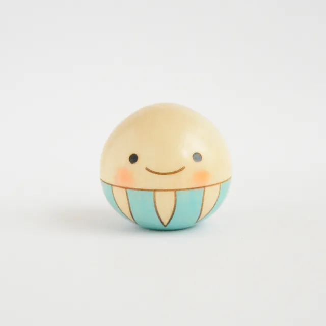 usaburo-kokeshi-yurakoro-jellyfish-mini-figurine-culbuto-m-duse-58x58x50mm image 1