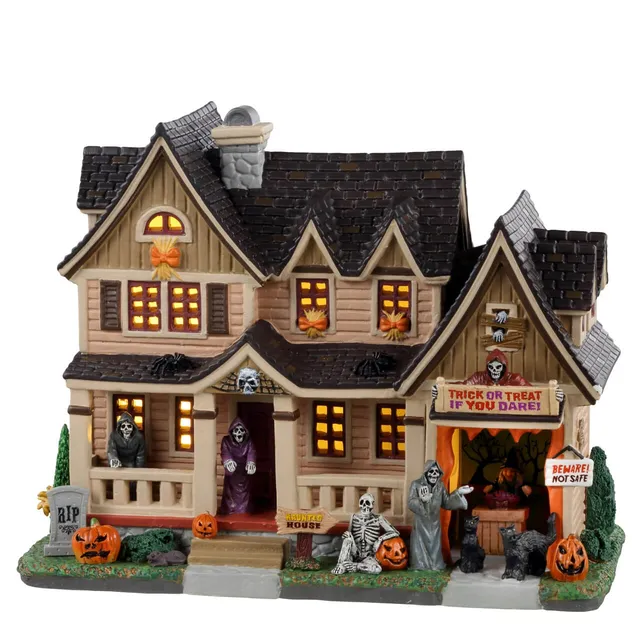 lemax-trick-or-treat-if-you-dare-maison-hant-e-spooky-town image 1