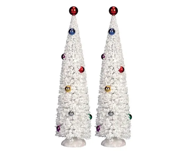 lemax-white-christmas-tree-large-sapin-blanc-lumineux-grand image 1