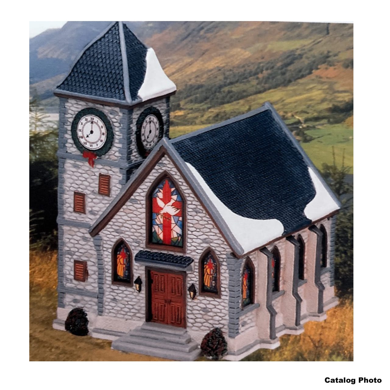 lemax-reunion-chapel-glise-miniature-illumin-e image 2