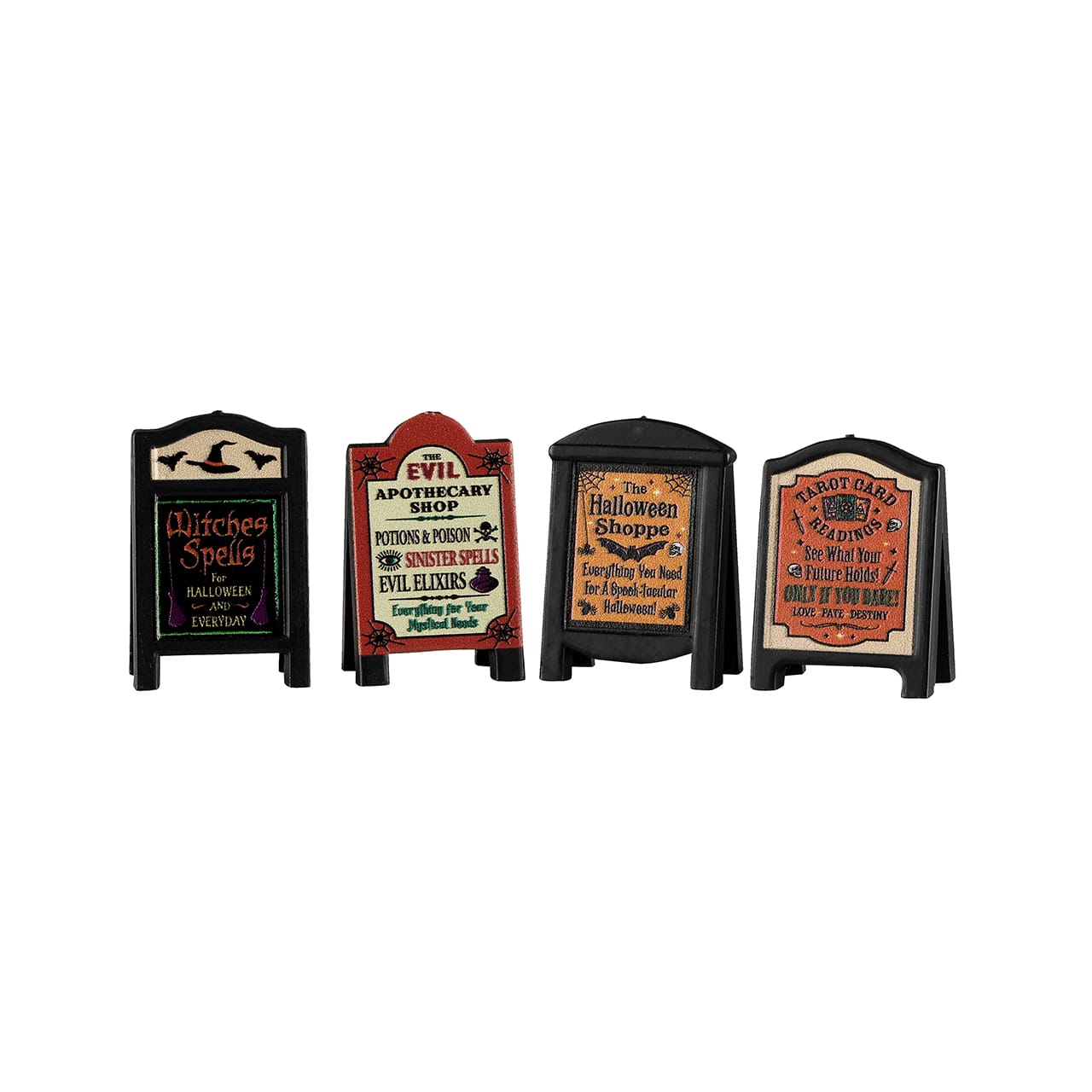 lemax-evil-signs-miniatures-panneaux-mal-fiques-spooky-town image 1