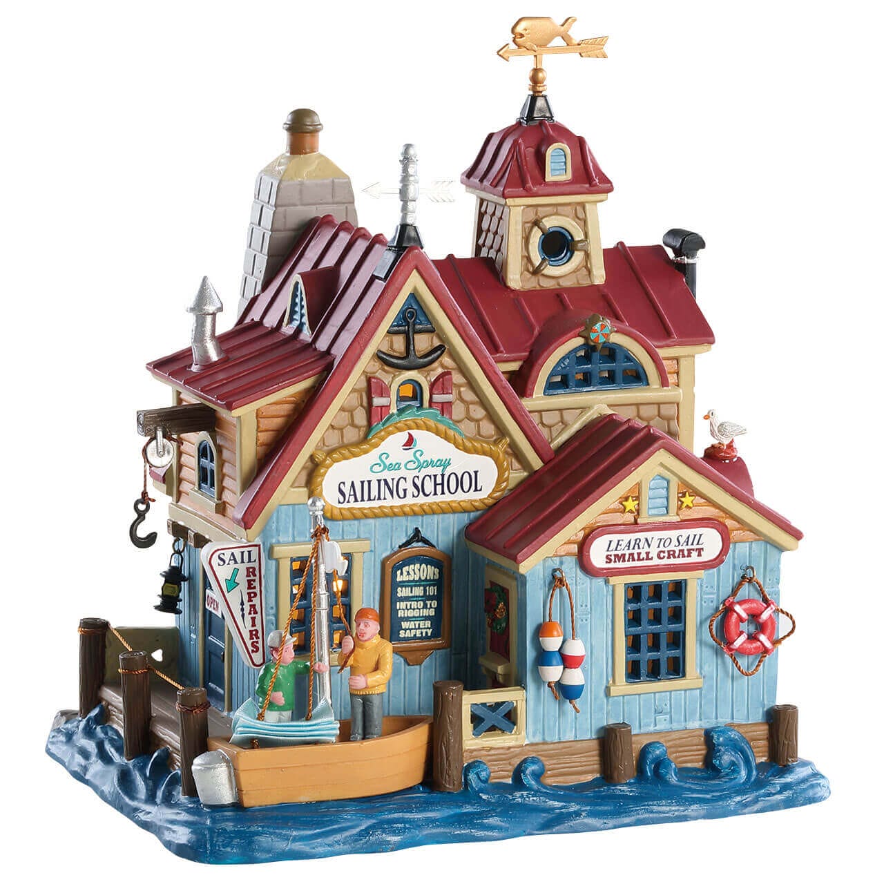 lemax-sea-spray-sailing-school-b-timent-miniature-de-collection image 4