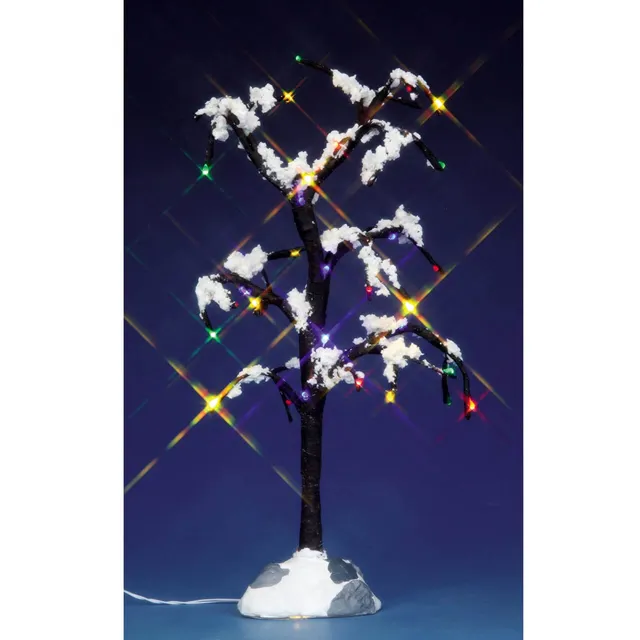 lemax-snowy-dry-tree-large-grand-sapin-enneig-miniature image 1
