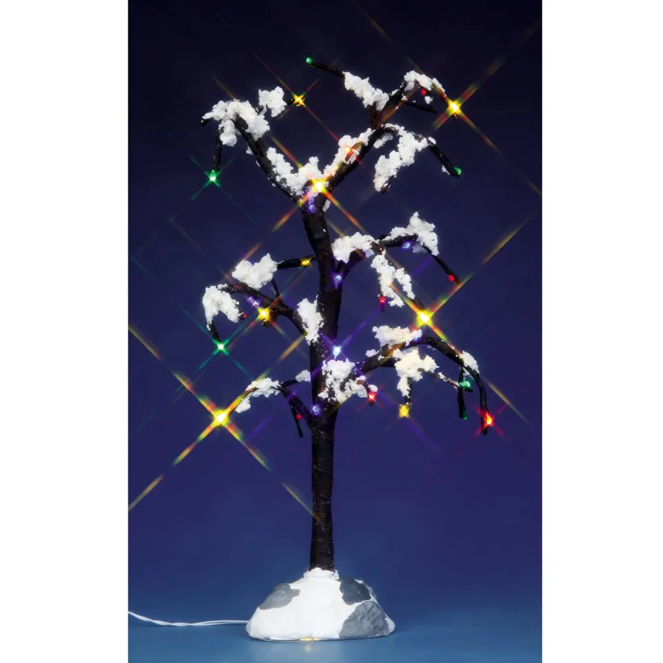lemax-snowy-dry-tree-large-grand-sapin-enneig-miniature image 1