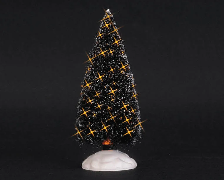 lemax-shimmering-bristle-tree-medium-sapin-miniature-scintillant image 1