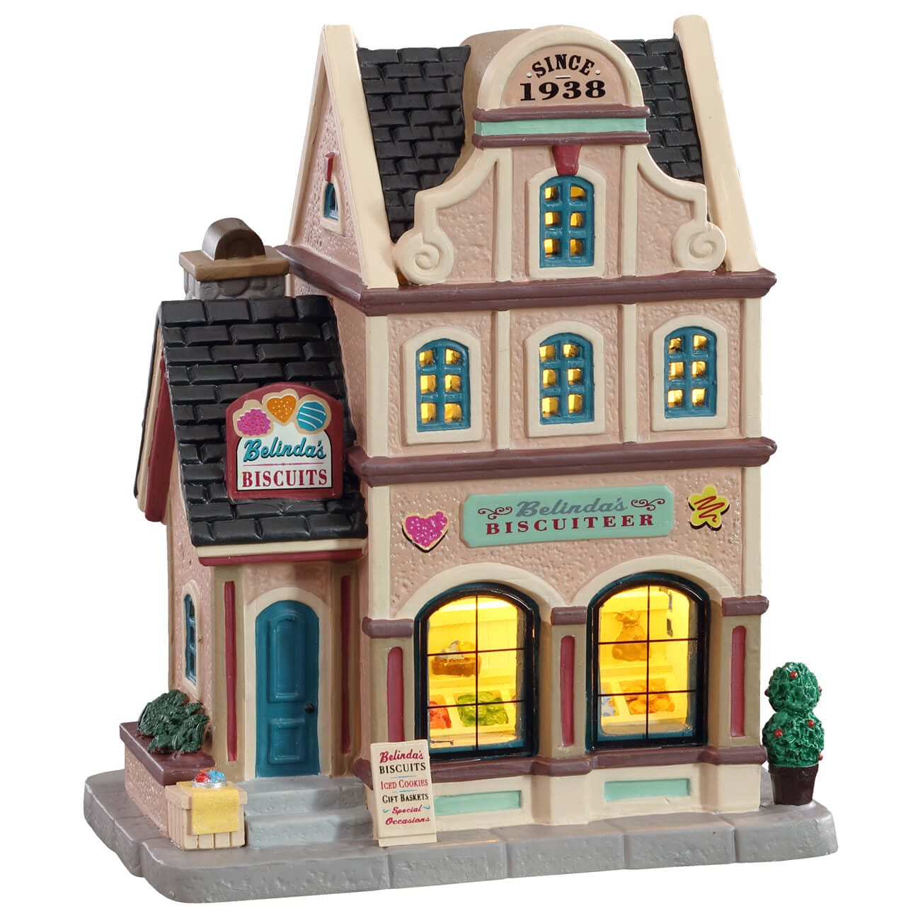 lemax-belinda-s-biscuiteer-maison-lumineuse-caddington image 1