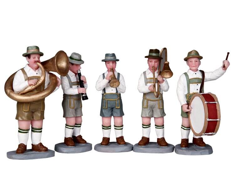 lemax-oom-pah-band-figurine-miniature-de-fanfare image 1