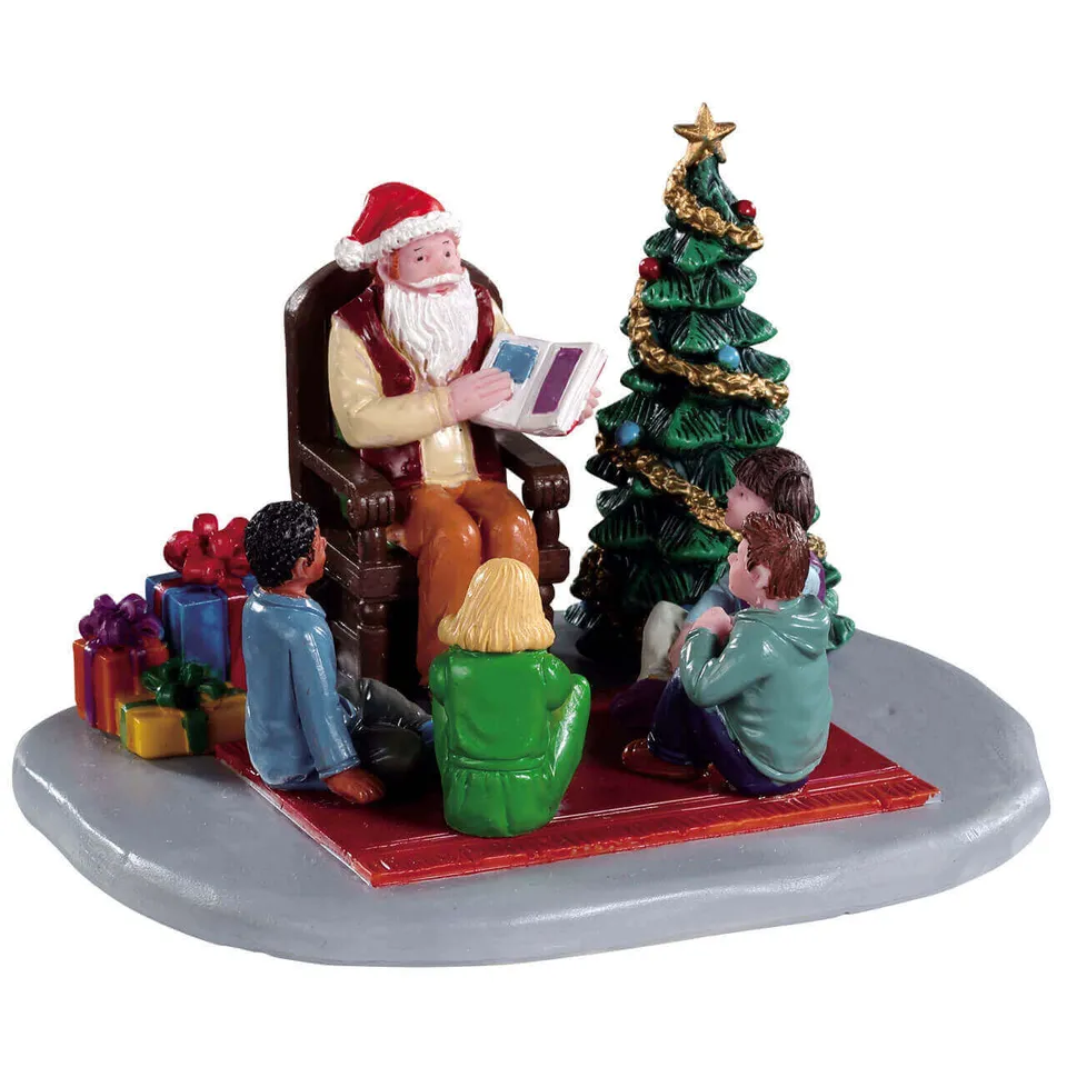 lemax-storybook-santa-figurine-miniature-p-re-no-l image 1
