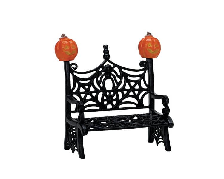 lemax-spiderweb-bench-banc-toile-d-araign-e-spooky-town image 1