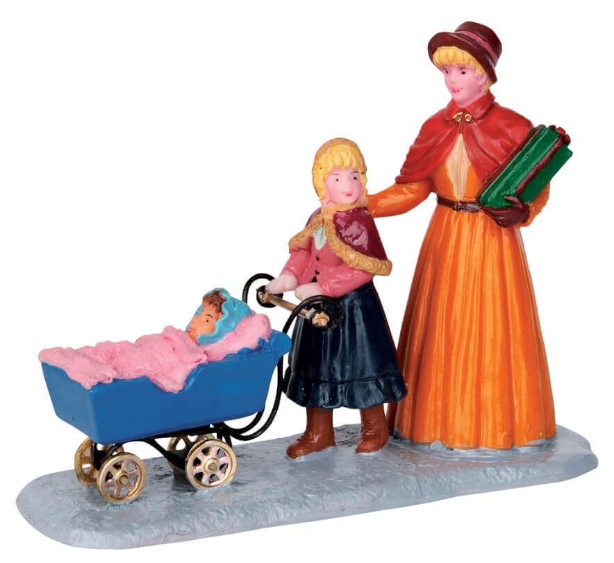 lemax-out-with-dolly-figurine-enfant-la-poup-e image 1