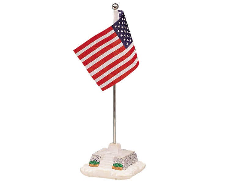 lemax-american-flag-pole-m-t-drapeau-am-ricain-miniature image 2