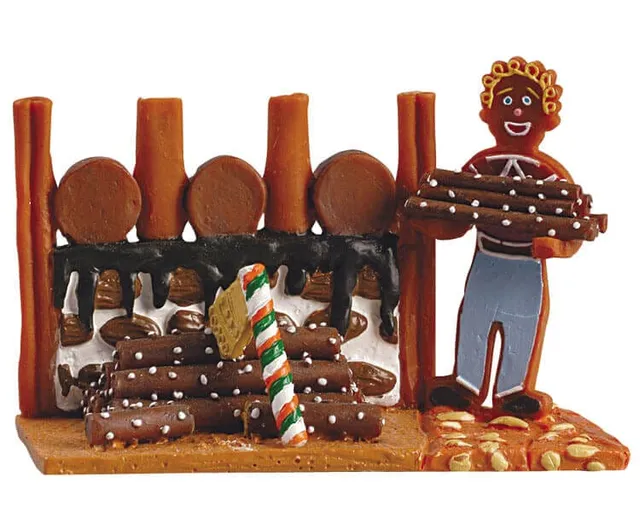 lemax-cinnamon-cookie-fence-cl-ture-miniature-sugar-n-spice image 1