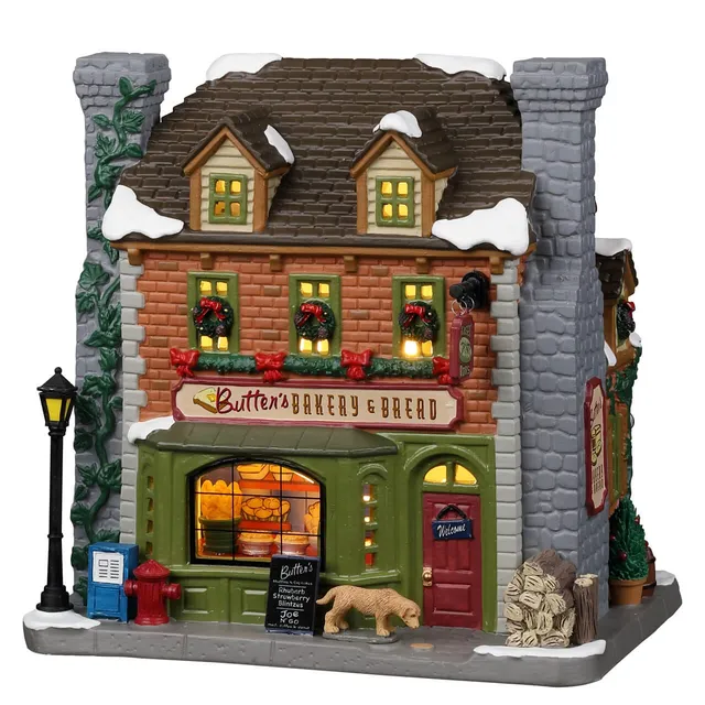 lemax-butter-s-bakery-bread-boulangerie-miniature-caddington image 1