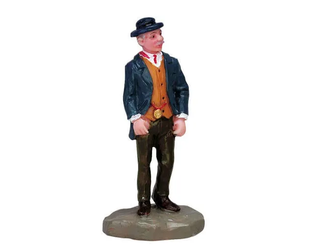 lemax-walking-along-figurine-miniature-de-collection image 1