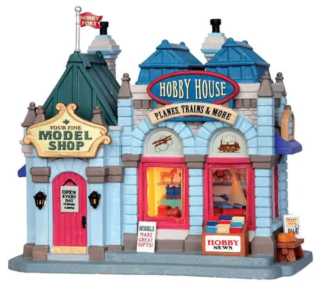 lemax-hobby-house-b-timent-clair-pour-village-miniature image 1