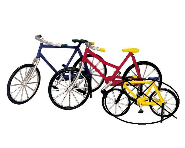 lemax-bicycle-self-stand-v-lo-miniature-autoportant-de-collection image 1