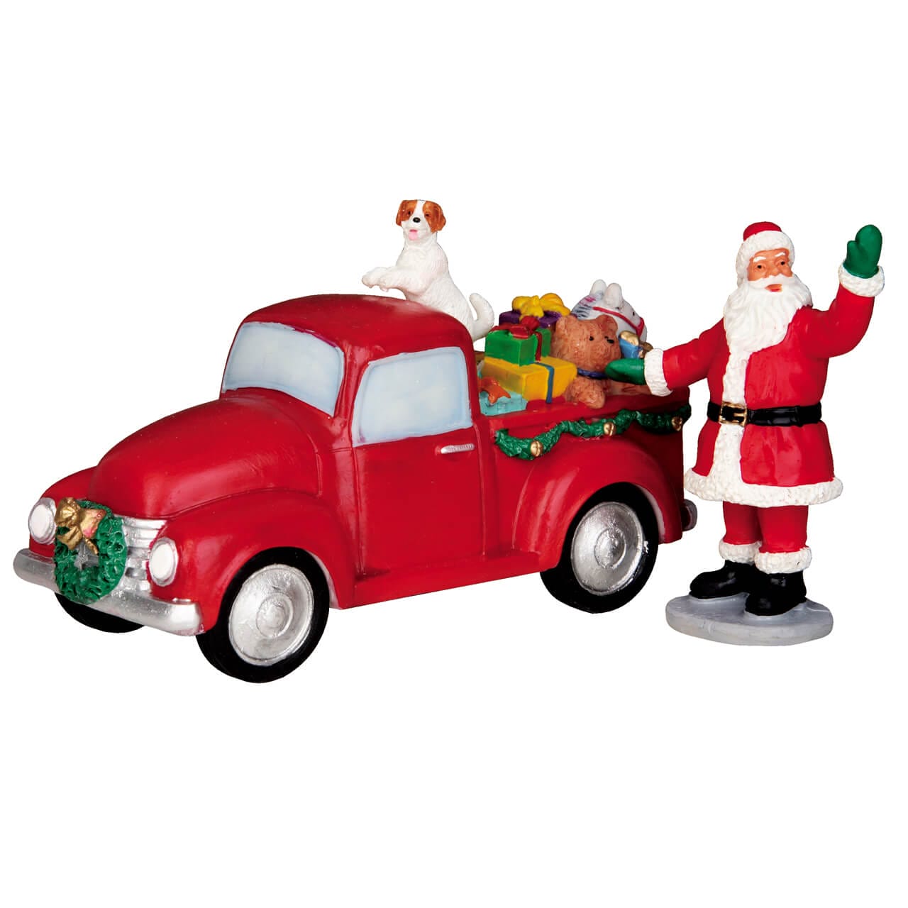 lemax-santa-s-truck-set-of-2-camions-du-p-re-no-l-miniatures image 1