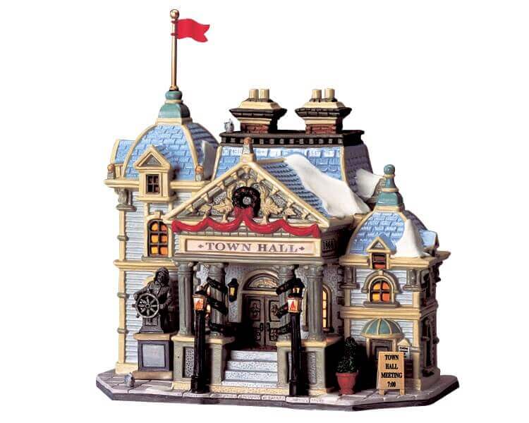 lemax-mariner-town-hall-mairie-miniature-de-village image 1