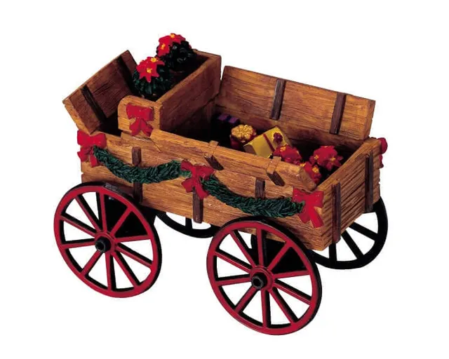 lemax-decorative-buckboard-chariot-d-coratif-miniature image 1