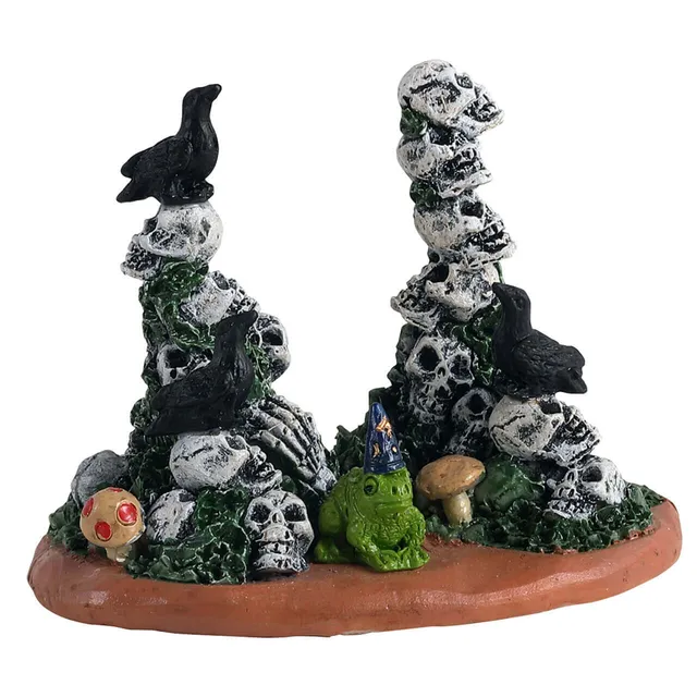lemax-skull-cairns-accessoire-miniature-halloween-spooky-town image 1