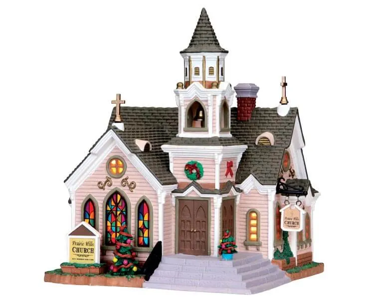 lemax-prairie-hills-church-glise-miniature-de-village image 1