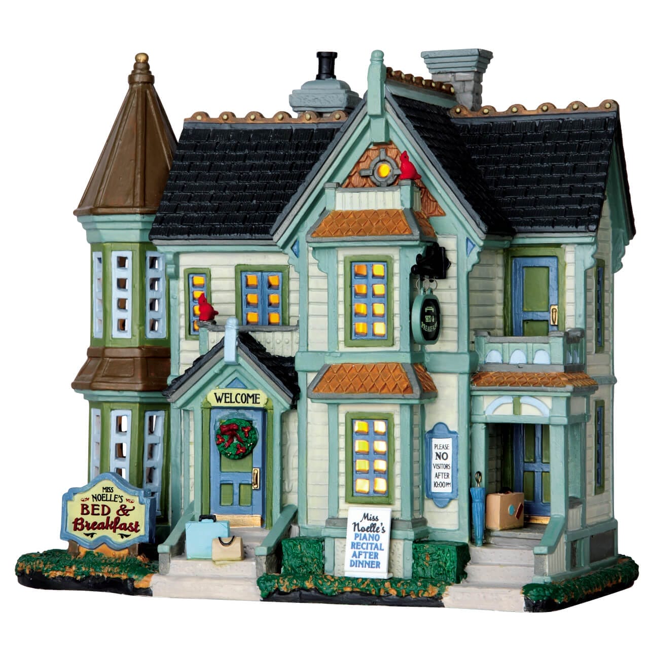 lemax-miss-noelle-s-bed-breakfast-maison-miniature-lumineuse image 1