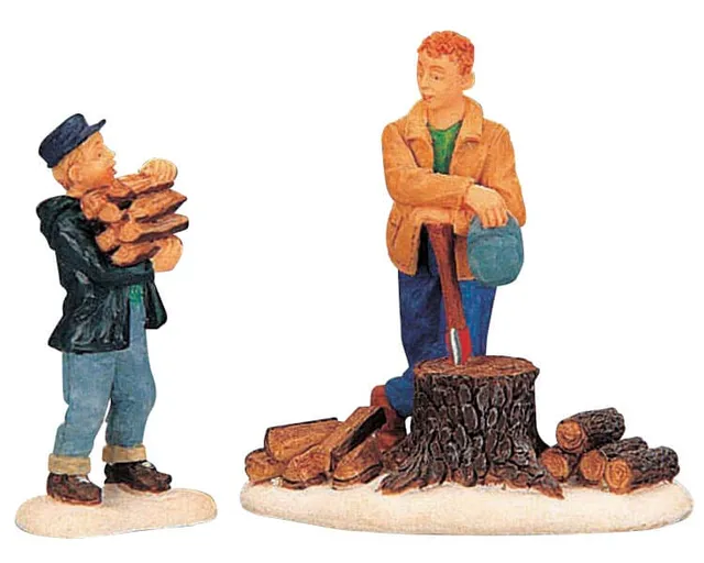 lemax-helping-dad-figurine-miniature-de-collection image 1