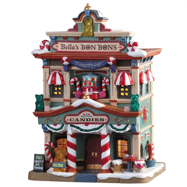 lemax-bella-s-bon-bons-confiserie-lumineuse-caddington image 1
