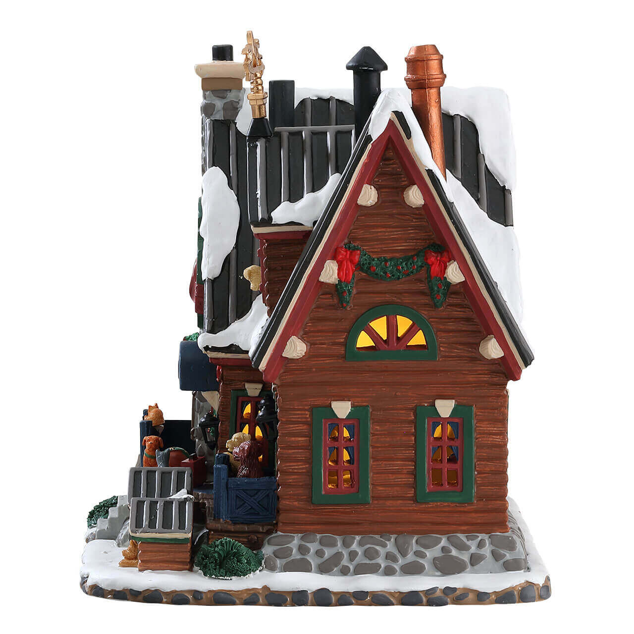lemax-alpine-lodge-pet-retreat-chalet-miniature-vail-village image 2
