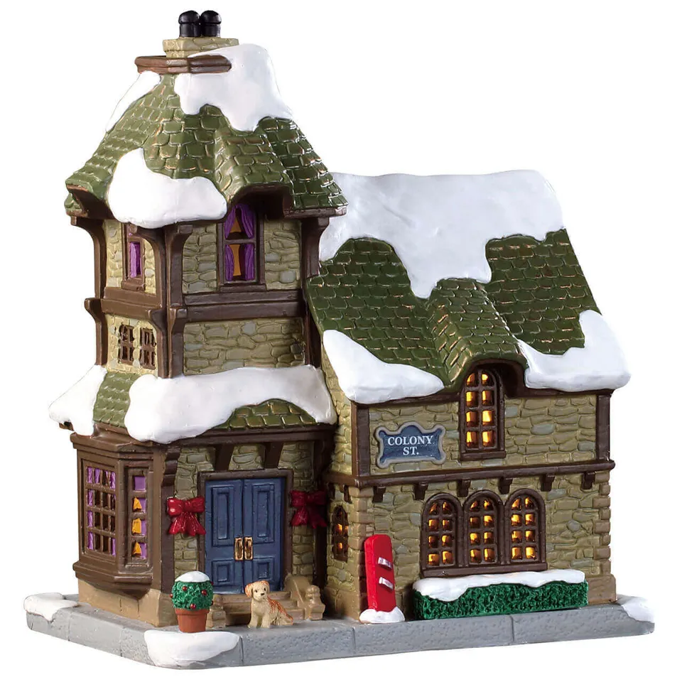 lemax-crane-residence-maison-miniature-illumin-e-caddington image 1