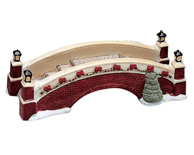 lemax-new-lamp-bridge-pont-lumineux-miniature-de-village image 1