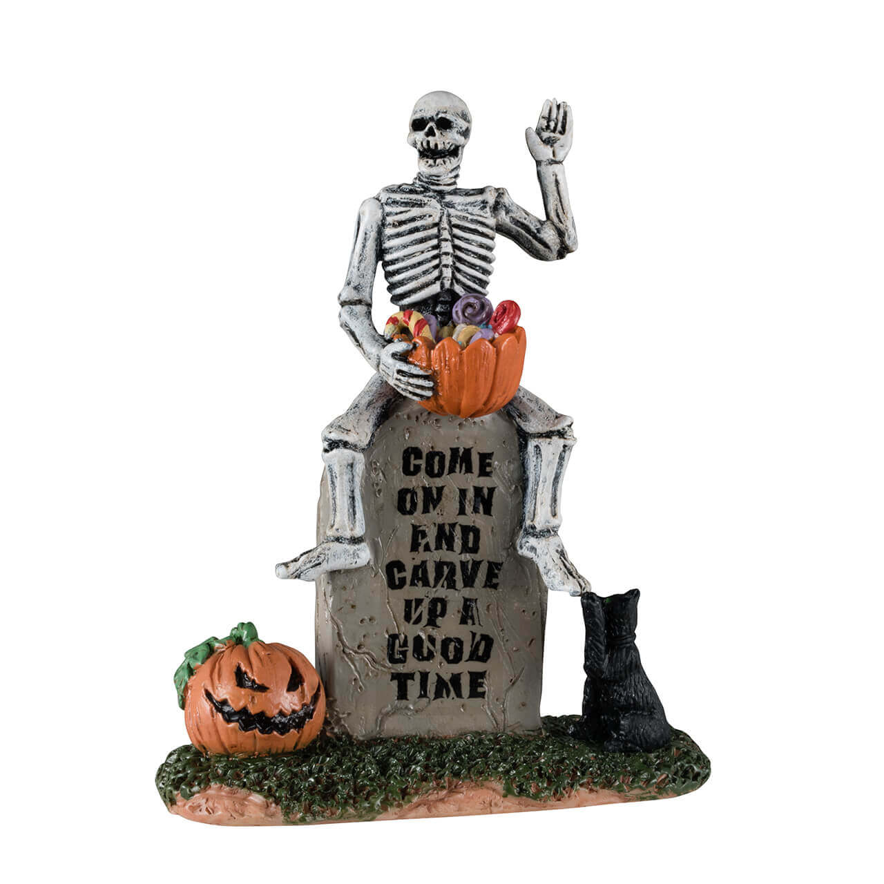 lemax-pumpkin-patch-ghoul-figurine-halloween-spooky-town image 1