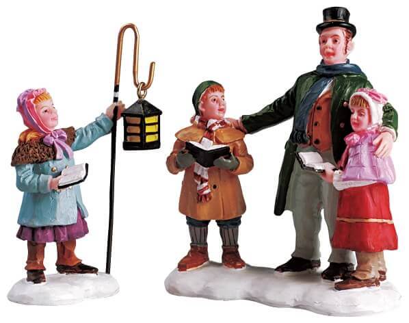 lemax-carolers-quartet-set-of-2-figurines-chanteurs-de-no-l image 1