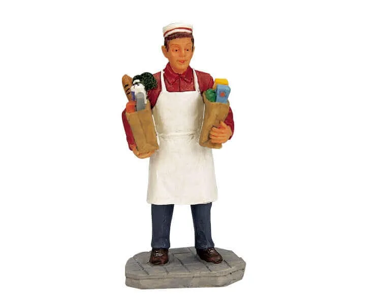 lemax-grocery-boy-figurine-miniature-de-village image 1