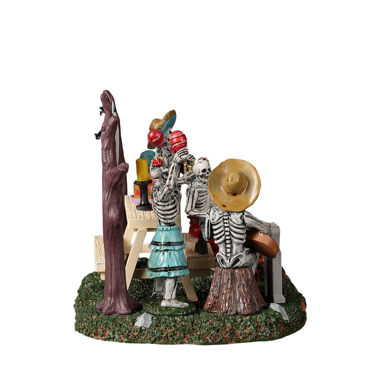 lemax-day-of-the-dead-party-sc-ne-squelettes-miniature-halloween image 2