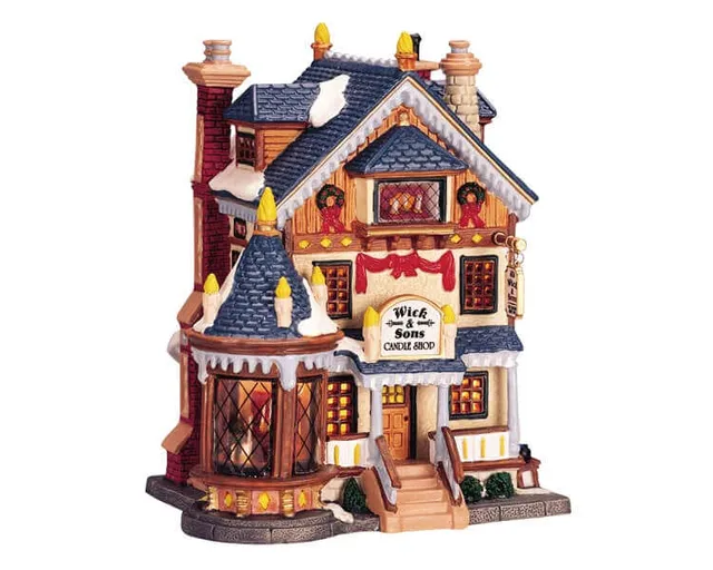 lemax-wick-sons-candle-shop-maison-miniature-illumin-e image 1