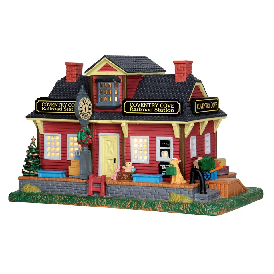 lemax-coventry-cove-station-gare-miniature-lumineuse image 1