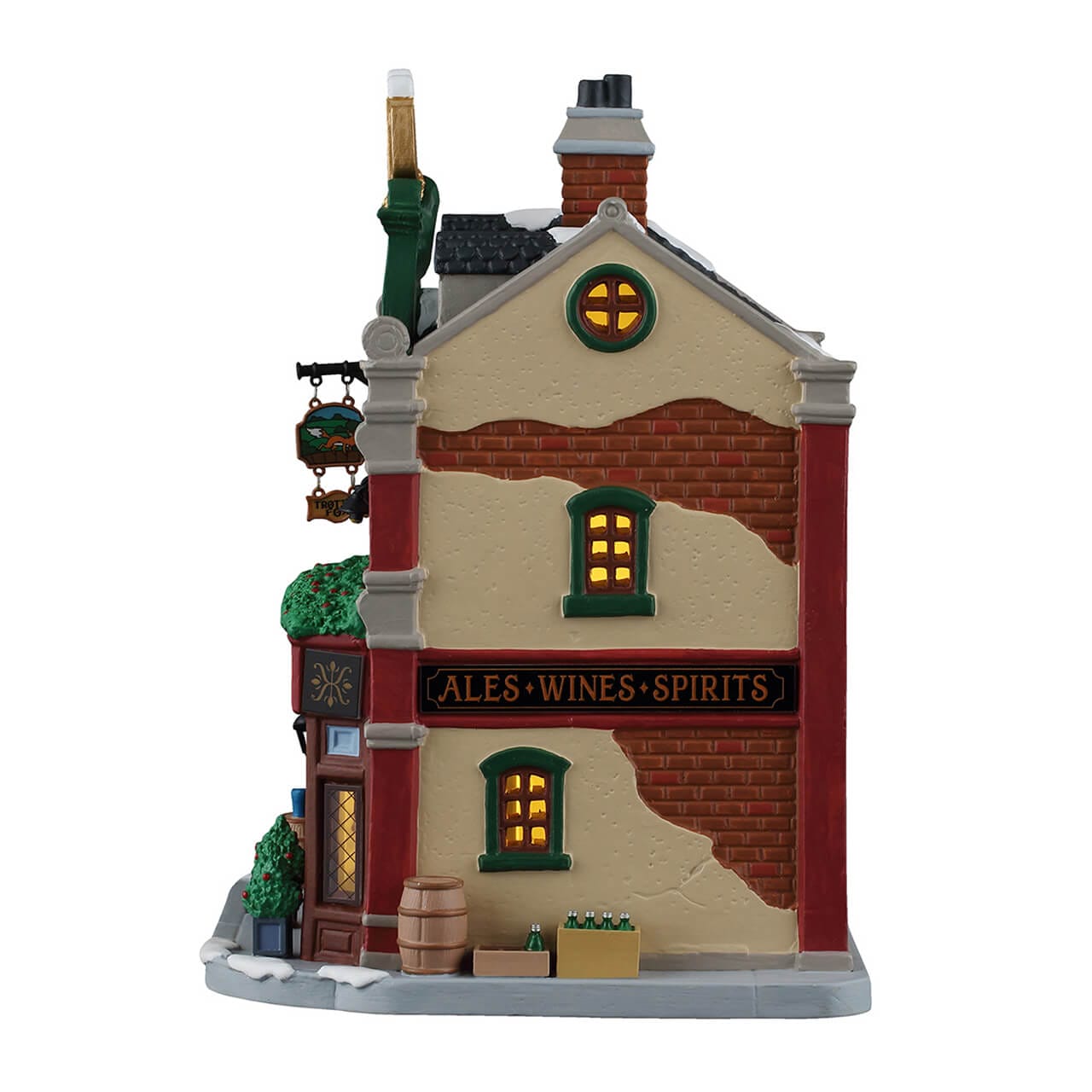 lemax-the-trottin-fox-pub-pub-miniature-caddington image 3