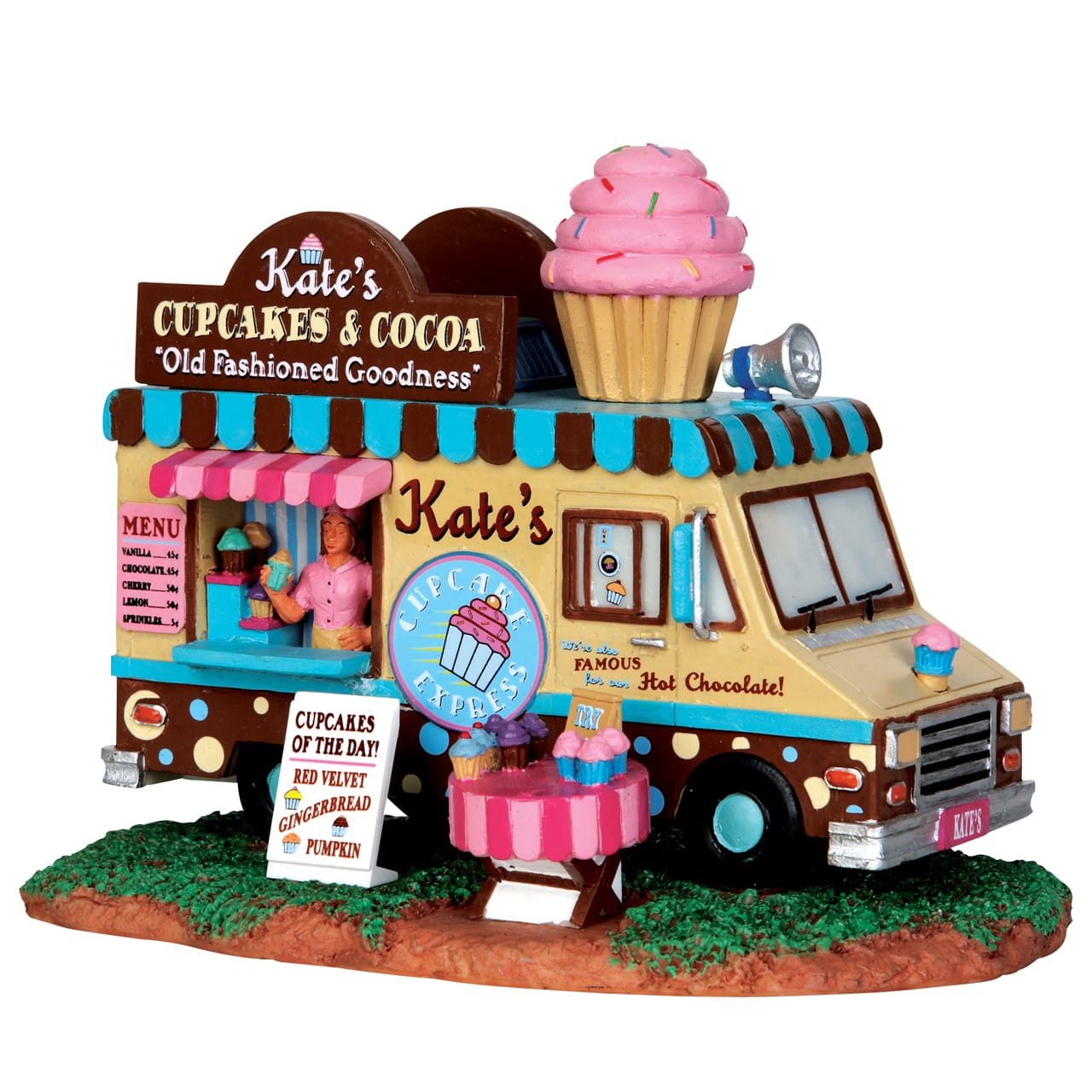 lemax-kate-s-cupcake-express-camion-miniature-cupcakes-gourmand image 1