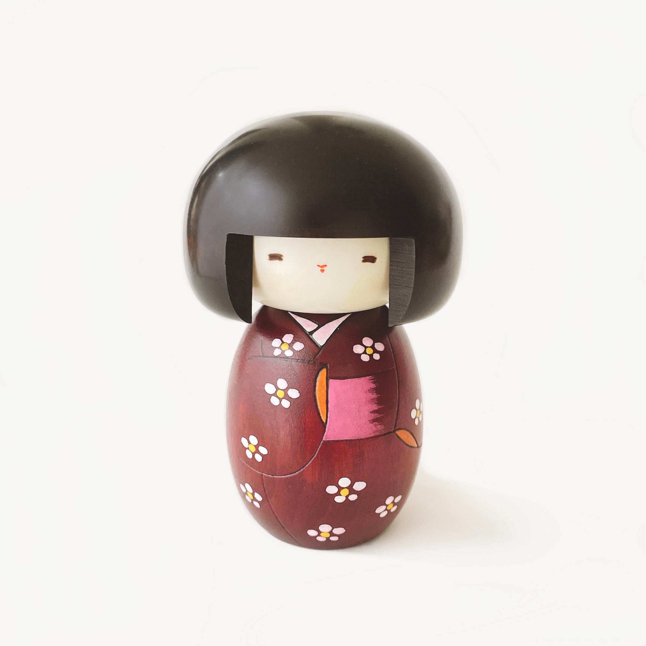 usaburo-kokeshi-hanazono-flower-garden-figurine-artisanale-15-cm image 1