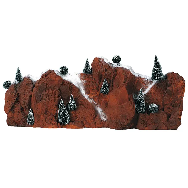 lemax-large-village-mountain-backdrop-fond-montagne-12-sapins image 1