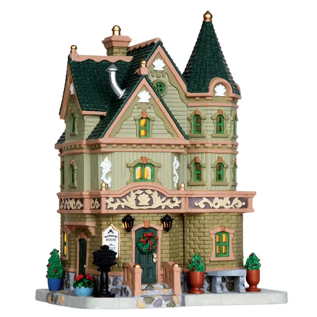 lemax-weatherford-house-maison-miniature-lumineuse-de-village image 1
