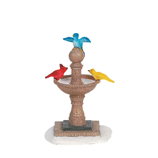 lemax-village-birdbath-accessoire-miniature-village-de-no-l image 1