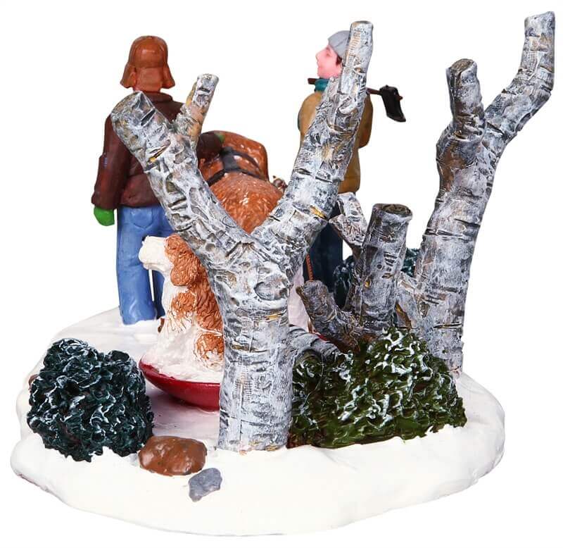 lemax-mush-figurine-miniature-tra-neau-chiens image 2