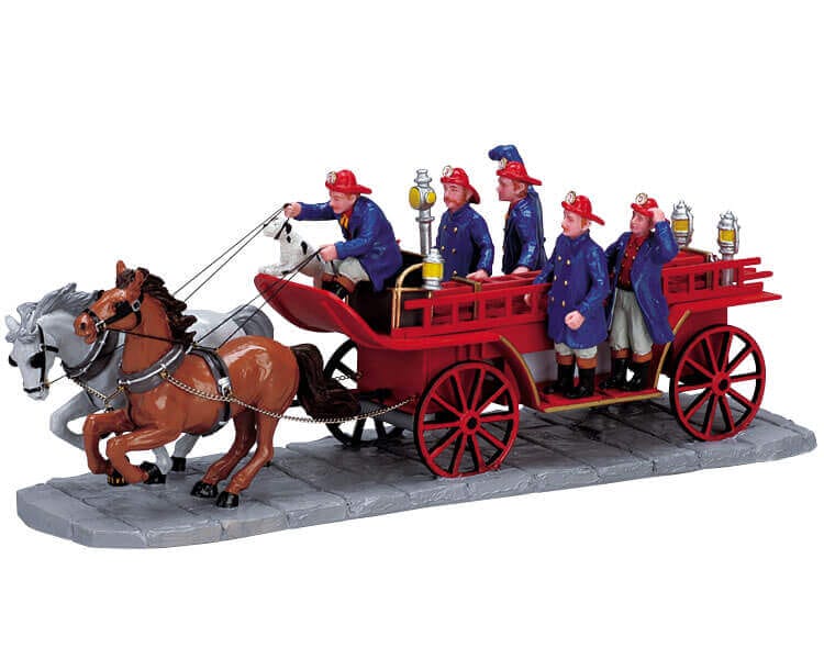 lemax-hook-ladder-miniature-camion-de-pompiers image 1