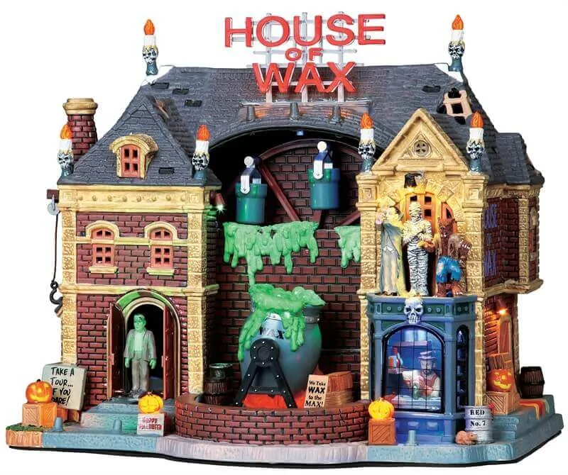 lemax-house-of-wax-b-timent-anim-spooky-town image 1
