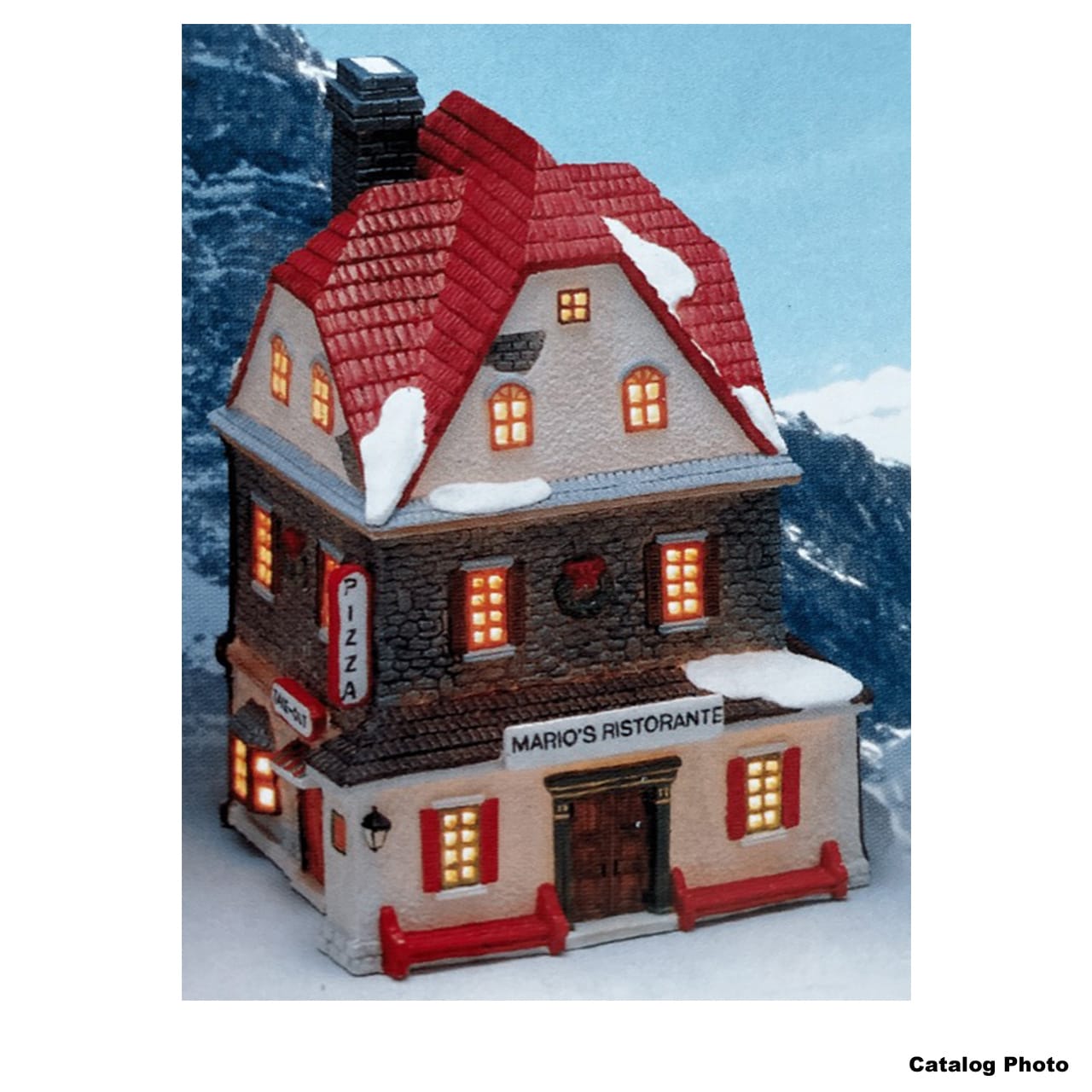 lemax-mario-s-ristorante-restaurant-miniature-italien image 1