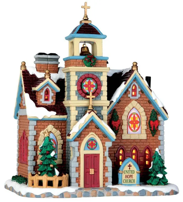 lemax-united-hope-church-glise-miniature-lumineuse image 1