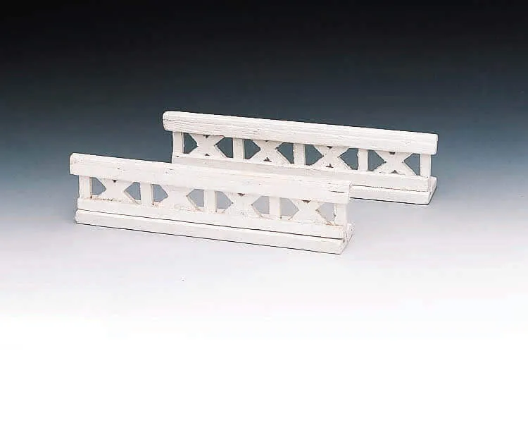 lemax-crossed-wooden-fence-lot-de-2-cl-ture-bois-miniature image 1